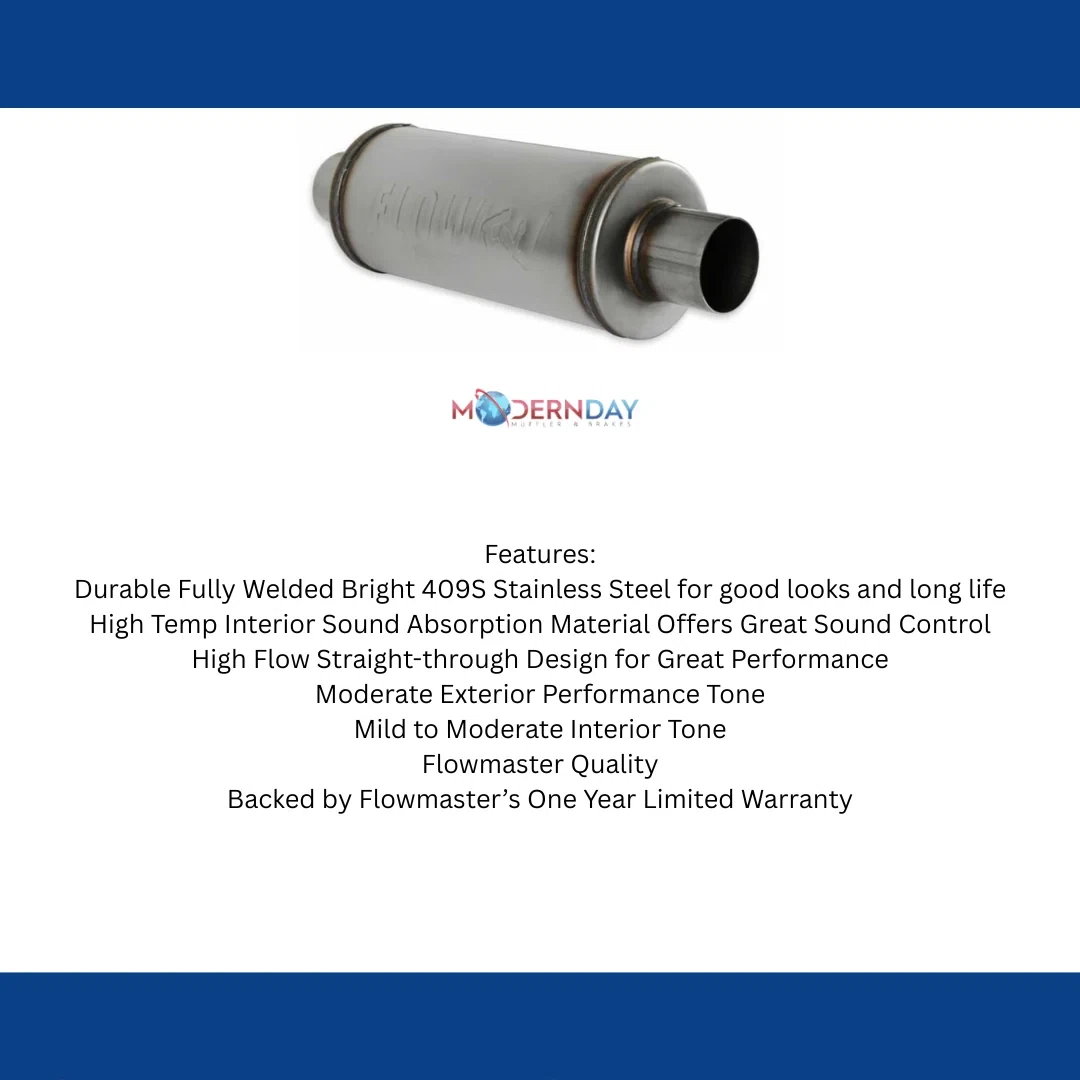 2008-2010 Ford F Performance Muffler Flowmaster Stainless Steel